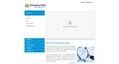 Desktop Screenshot of emergingindia.co.in