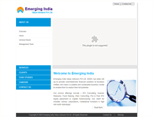 Tablet Screenshot of emergingindia.co.in